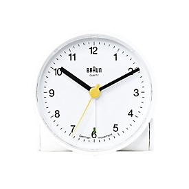 Braun BNC001 - Wecker - rund - Quarz - Schreibtisch
