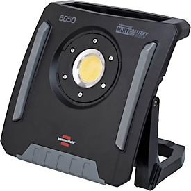 Brennenstuhl LED hybride schijnwerper 6050 MH, 6200 lumen, gegoten aluminium, IP65, 6500K, compatibel met 11 merken, zwart