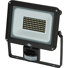 Brennenstuhl LED Projecteur extérieur JARO 7060 P, 50W, 5800lm, IP65, détecteur de mouvement 180°, aluminium, noir