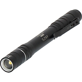 Brennenstuhl LED Taschenlampe LuxPremium TL 210 F, Osram-LED, 50m Leuchtweite, Aluminium, IP44, 144mm, schwarz