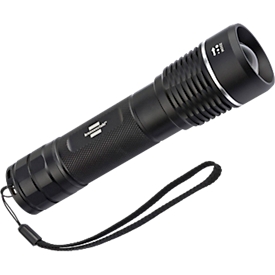 Brennenstuhl LuxPremium TL 1201 AF LED-zaklamp, 1200 lumen, traploze focus, IP67, aluminium, 155 mm, zwart