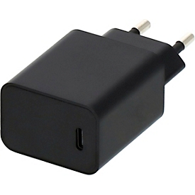 Brennenstuhl USB C charger 20W, Power Delivery, incl. 1m cable, compact W 39 x D 80 x H 26 mm, black, 80g