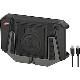 Brennenstuhl Wireless Charging Pad WCP, 10W, fixation magnétique, compatible USB C, câble de 1m inclus, noir