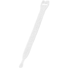 Bridas para cables, ancho 12 x largo 200 mm, blanco, 10 piezas