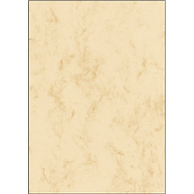 Briefbögen "Marmor", beige, 90 g, 100 Blatt
