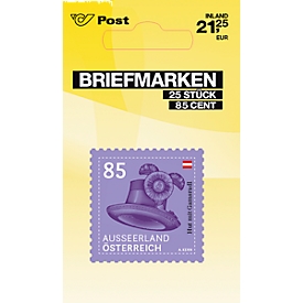 Briefmarken á € 0,85 (PRIO S Inland), 25 Stk.