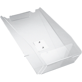 Brochure compartments, clear acrylic, for DIN A4 portrait format