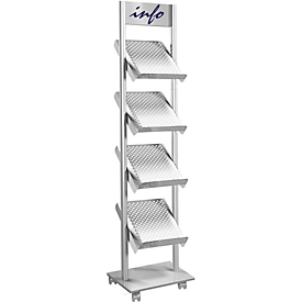 Brochure stand, 4 x DIN A4