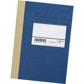 Brochures/handelsboeken met harde omslag, A5, gelinieerd, blauw
