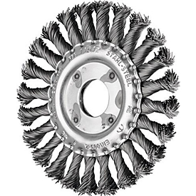 Brosse ronde RBG 12512/22,2 ST 0,50, diamètre 125 mm, épaisseur de fil 0,5 mm STA