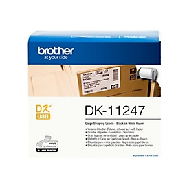 Brother DK-11247 - Schwarz auf Weiß - 103 x 164 mm 180 Etikett(en) (1 Rolle(n)
