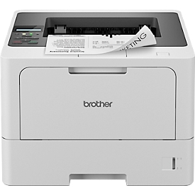 Brother HL-L5210DN color laser printer, LCD display, duplex printing, USB/LAN, up to A5, incl. toner