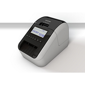 Brother label printer QL-820NWBC, with red-black printing function, cutter unit, 300 × 300 dpi, WLAN, USB, Bluetooth