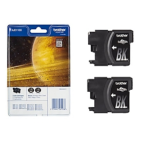 Brother LC-1100BK Black Ink Cartridge 2 stuks - Tinte auf Pigmentbasis - 2 Stück(e)