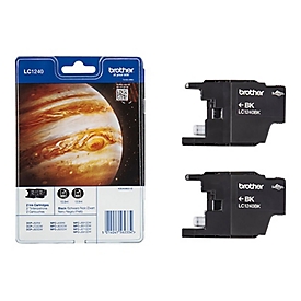 Brother LC-1240BKBP2 - Standardertrag - Schwarz - Tinte auf Pigmentbasis - 600 Seiten - Multipack