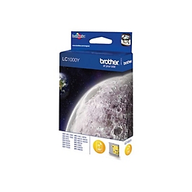 Brother LC1000Y - jaune - original - cartouche d'encre