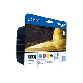 Brother LC1100 Value Pack - 4er-Pack - Schwarz