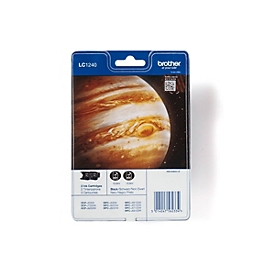 Brother LC1240 Twin-Pack - 2er-Pack - Schwarz - original - Tintenpatrone