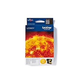 Brother LC980Y - Gelb - original - Tintenpatrone
