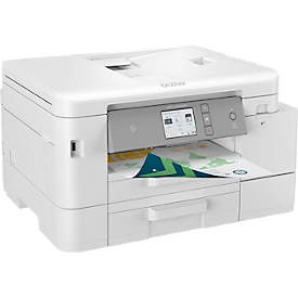 Brother Multifunktionsdrucker MFC-J4540DW, 4-in-1, USB 2.0/LAN/WLAN/NFC, App-Steuerung, Auto-Duplex, Mobildruck, bis A4, inkl. CMYK Tintenpatronen