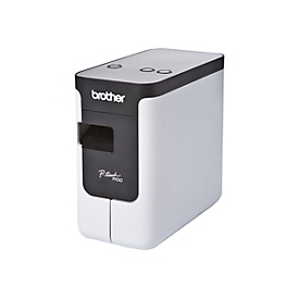 Brother P-Touch PT-P700 - Etikettendrucker - Thermotransfer - Rolle (2,4 cm) - 180 dpi - bis zu 30 mm/Sek.