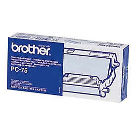 Brother PC75 - Schwarz - Farbbandkassette