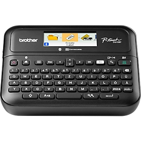 Brother PT-D610BTVP label maker, thermal transfer, for 3.5-24 mm wide TZe tapes, 30 mm/sec, USB/BT, accessories