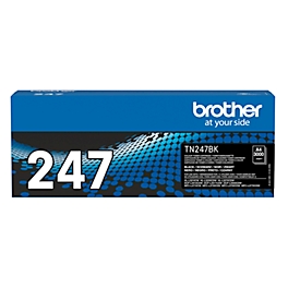 Brother Toner TN-247BK, Druckreichweite ca. 3000 Seiten, schwarz, original