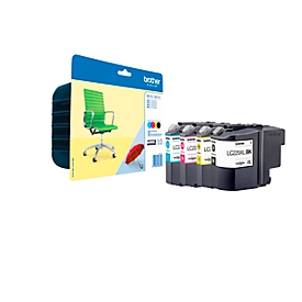 Brother voordeelpakket 4 inktcartridges LC-229XLVALBPDR zwart, cyaan, magenta, geel