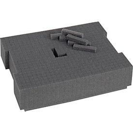 BS SYSTEMS Mousse prédécoupée L-BOXX LB 136, pré-perforée, personnalisable, pour L-BOXX 136