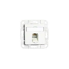 BTR E-DAT C6 8(8) UPk - Anschlussdose, Unterputz - CAT 6 - RJ-45 - Pure White, RAL 9010