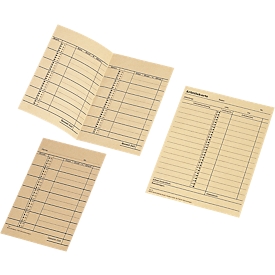 BUERK stamp card, weekly wage card, for time recording system ZS3200/ZS5200, 500 pieces