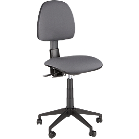 Bürostuhl Saloon, ohne Armlehnen, mit Kantenschutz, höhenverstellbar, anthrazit