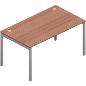 Bureautafel ARLON-OFFICE, B 1400 x D 800 x H 730 mm, Canaletto noot