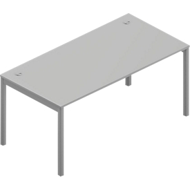 Bureautafel ARLON-OFFICE, B 1600 x D 800 x H 730 mm, lichtgrijs