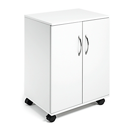 Bureautafel met vleugeldeuren, wit