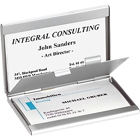 Business card cases Sigel® Twin