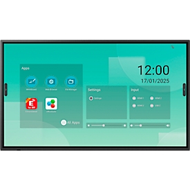 Business-Monitor Sharp LM431, Infrarot-Touch-Technologie, 43", 3840 x 2160 px, HDMI/DisplayPort/USB/LAN/WLAN, 2 x 10 W, BYOD, Eshare-Funktion