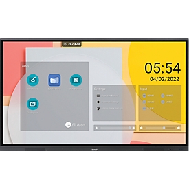 Business Monitor Sharp PN-L752B, Precision-Touch-Technologie, 75",3840 x 2160 px, HDMI/VGA/USB/LAN, 2 x 10 W, BYOD, integrierter Android-PC