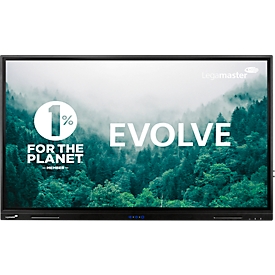 Businessmonitor Legamaster EVOLVE ETX-5530, 55", 4K UHD 3840 x 2160, Android 11, intuitive Touch-Funktion, HDMI/USB/LAN/WLAN, integriertes Streaming
