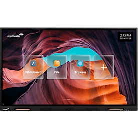 Businessmonitor Legamaster EVOLVE2 ETX-8640 EU, 86', 4K UHD 3840 x 2160 px, Android 13, intuitive Touch-Funktion, HDMI/USB/LAN/WLAN, Google-zertifiziert