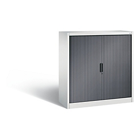 C+P Omnispace rolluikkast, H1230B1200T420 mm, lichtgrijs/zwartgrijs