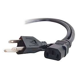 C2G 18 AWG North American Power Cord - Stromkabel - power IEC 60320 C13 zu NEMA 5-15P (M)