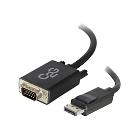 C2G 1m DisplayPort to VGA Adapter Cable - DP to VGA - Black - DisplayPort-Kabel - DisplayPort (M)