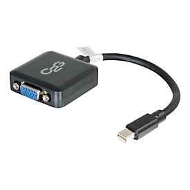 C2G 20cm Mini DisplayPort to VGA Adapter - Thunderbolt to VGA Converter M/F - Black - VGA-Adapter - Mini DisplayPort (M)