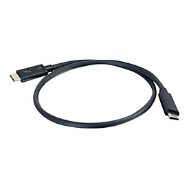 C2G 2m Thunderbolt 3 Cable (20Gbps) - Thunderbolt Cable 4K - Black - Thunderbolt-Kabel - USB-C (M)