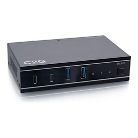 C2G 2x4 USB-C Switch with 2 USB-C Inputs to 2 USB-C and 2 USB-A Device Ports - USB 3.2 GEN 1 (5GBPS)