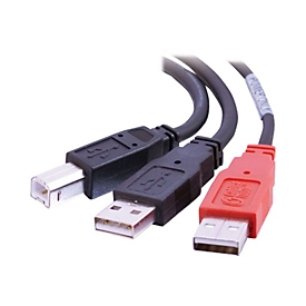C2G "Y" Cable - USB-Kabel - USB Typ B (M) zu USB, USB (nur Strom)