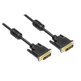 Câble de connexion DVI-D, 24+1 / 5 m, noir