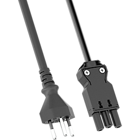 Câble de connexion fiche à contact de sécurité GST 18,  3,0 m